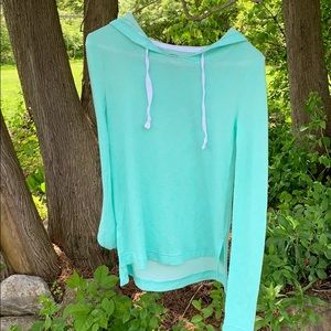 Mint colored, long sleeve, size xs-s
